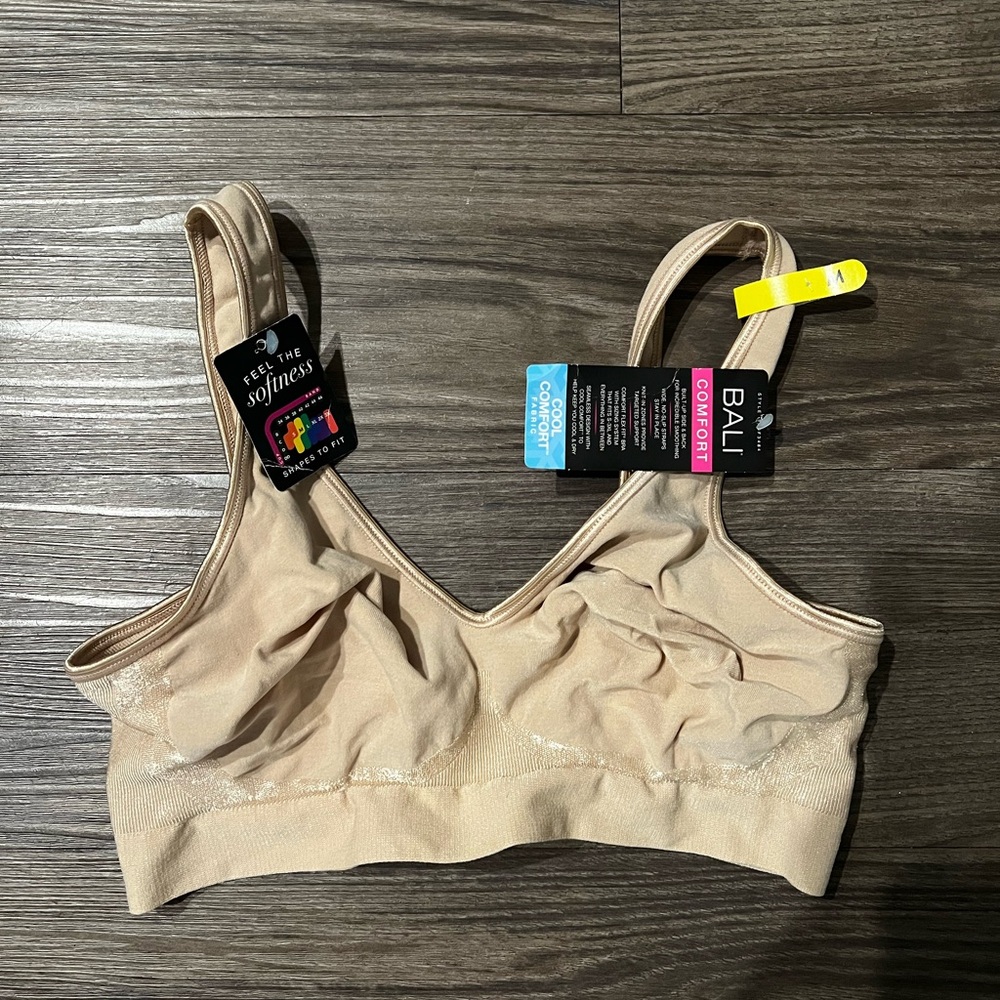 Bali Tan Comfort Revolution Bra with Adjustable Straps